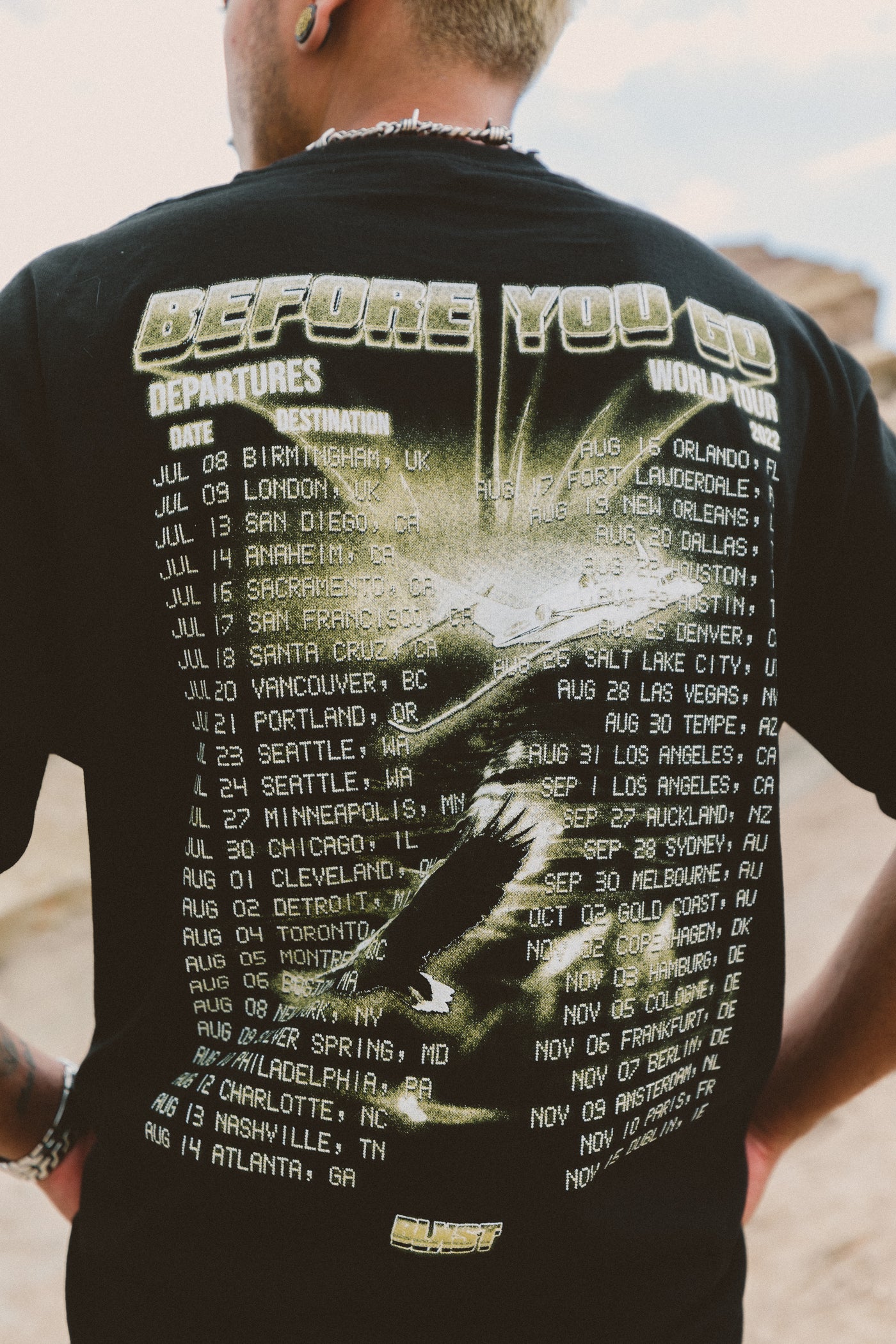 B4UG Black Tour T-Shirt